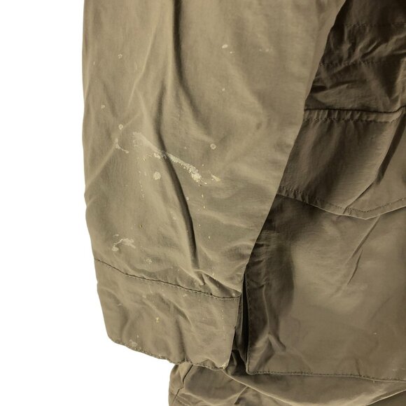 Universal Thread Water Resistant Beige Hooded Womens Rain Jacket S - Picture 2 of 6